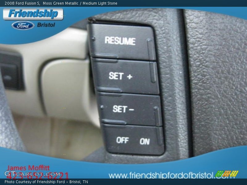 Moss Green Metallic / Medium Light Stone 2008 Ford Fusion S