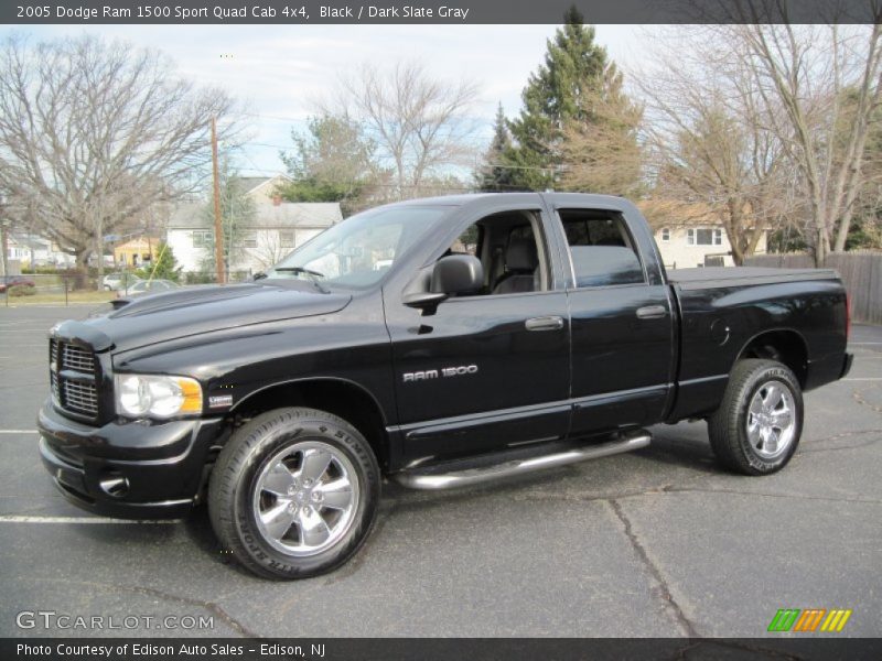 Black / Dark Slate Gray 2005 Dodge Ram 1500 Sport Quad Cab 4x4