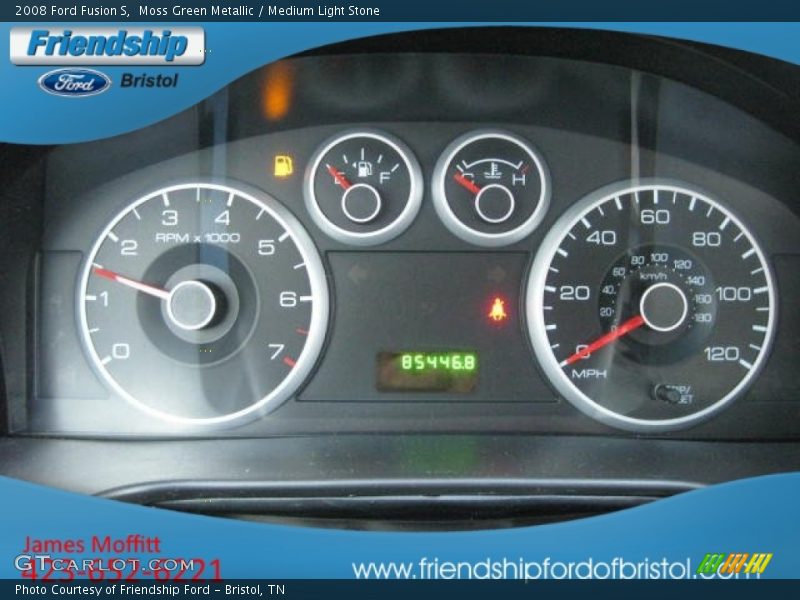 Moss Green Metallic / Medium Light Stone 2008 Ford Fusion S
