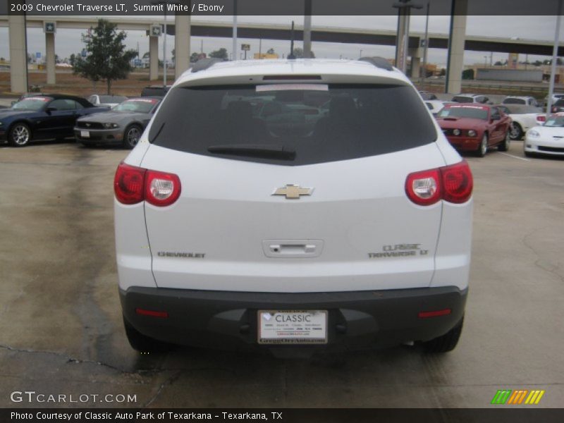 Summit White / Ebony 2009 Chevrolet Traverse LT
