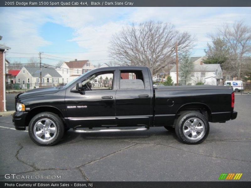 Black / Dark Slate Gray 2005 Dodge Ram 1500 Sport Quad Cab 4x4