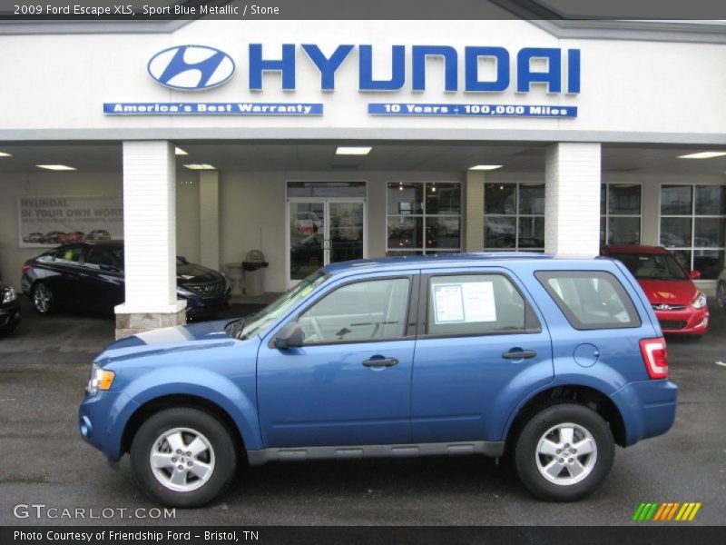 Sport Blue Metallic / Stone 2009 Ford Escape XLS