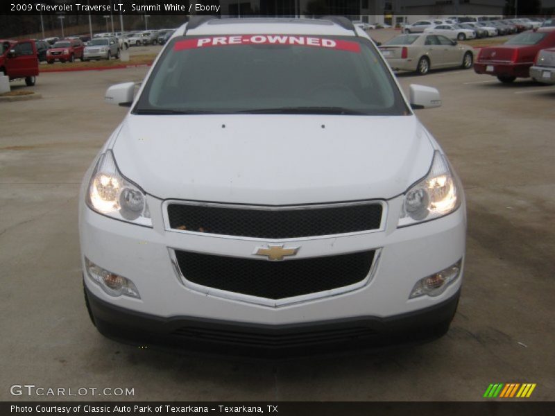 Summit White / Ebony 2009 Chevrolet Traverse LT