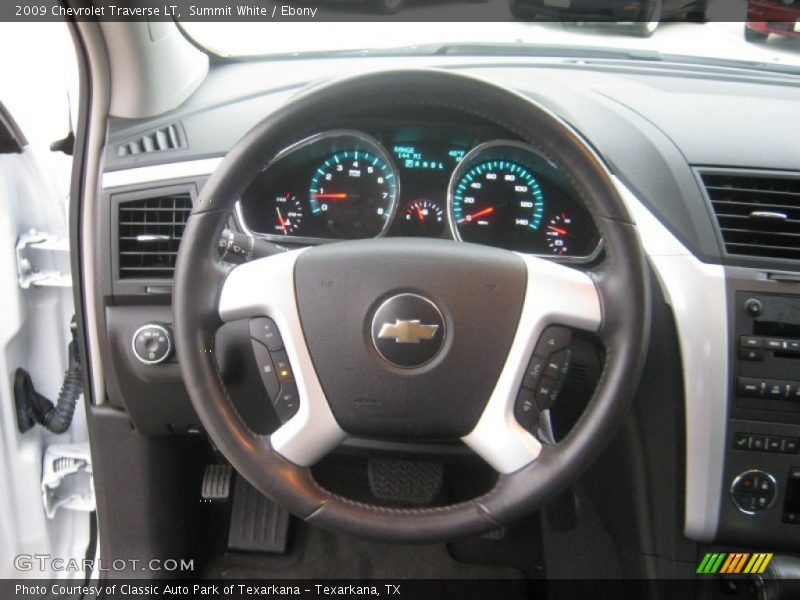 Summit White / Ebony 2009 Chevrolet Traverse LT