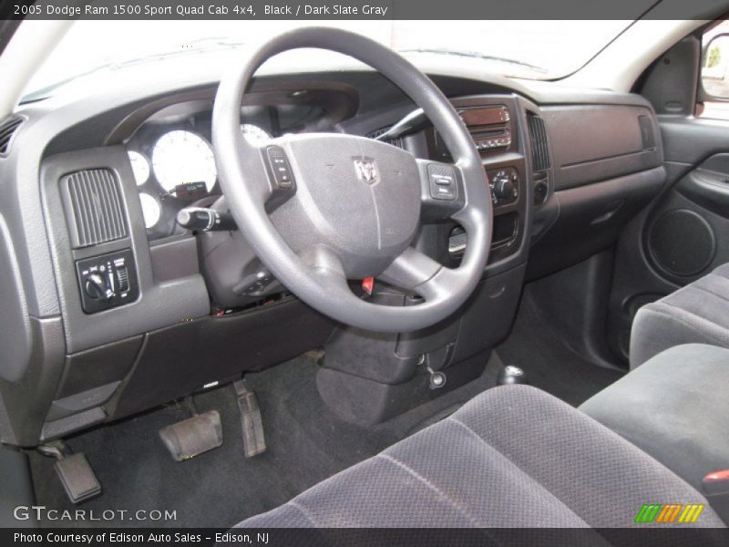 Black / Dark Slate Gray 2005 Dodge Ram 1500 Sport Quad Cab 4x4