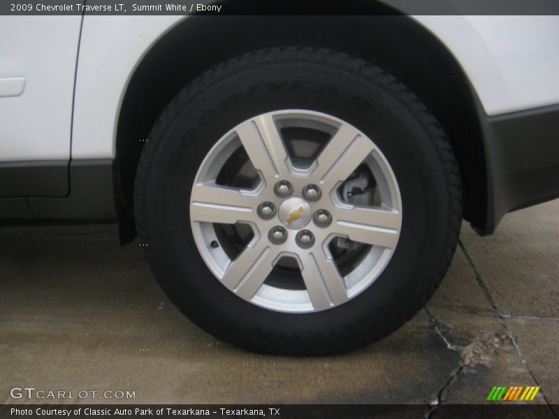 Summit White / Ebony 2009 Chevrolet Traverse LT