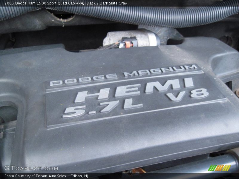 Black / Dark Slate Gray 2005 Dodge Ram 1500 Sport Quad Cab 4x4