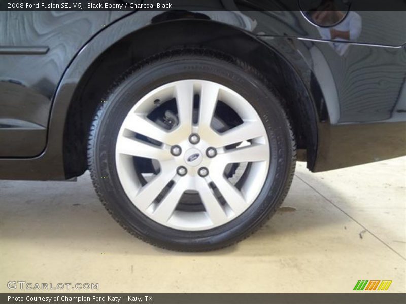 Black Ebony / Charcoal Black 2008 Ford Fusion SEL V6