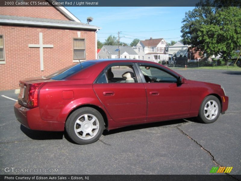 Garnet Red / Light Neutral 2003 Cadillac CTS Sedan