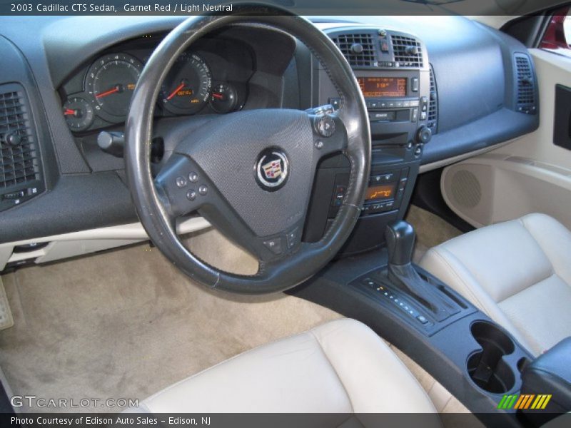Garnet Red / Light Neutral 2003 Cadillac CTS Sedan