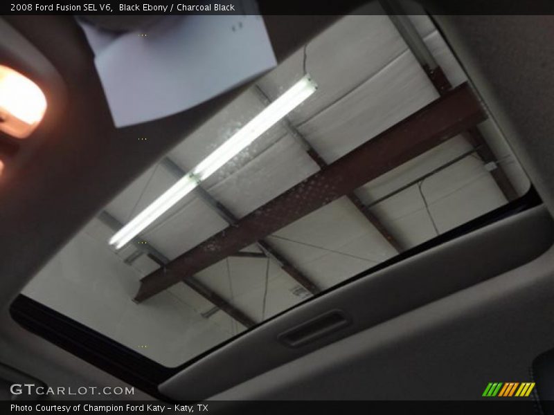 Black Ebony / Charcoal Black 2008 Ford Fusion SEL V6