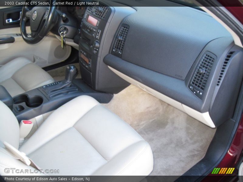 Garnet Red / Light Neutral 2003 Cadillac CTS Sedan