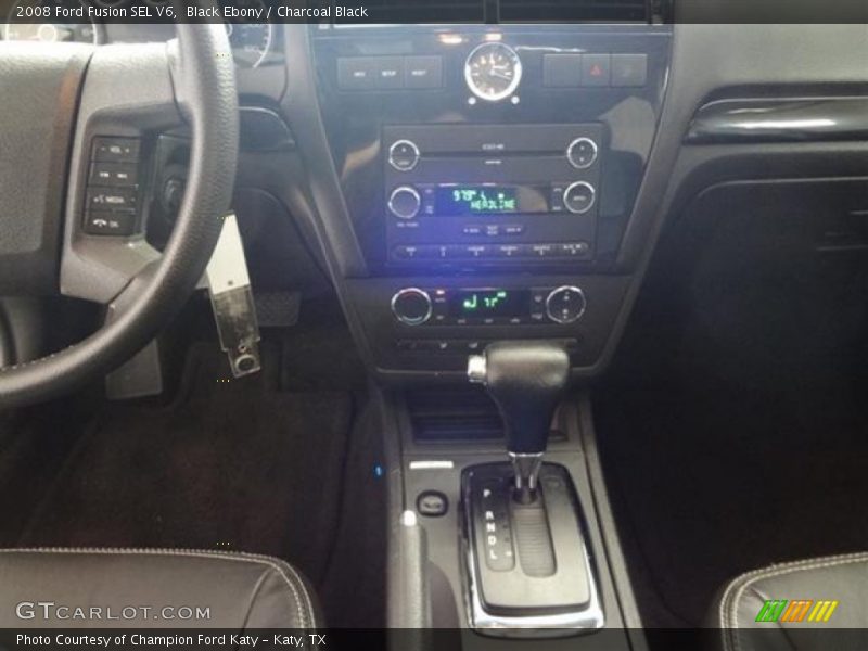 Black Ebony / Charcoal Black 2008 Ford Fusion SEL V6