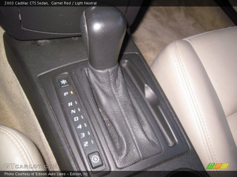 Garnet Red / Light Neutral 2003 Cadillac CTS Sedan