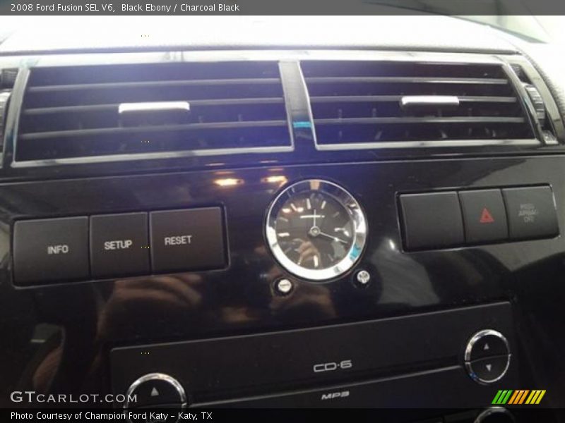 Black Ebony / Charcoal Black 2008 Ford Fusion SEL V6