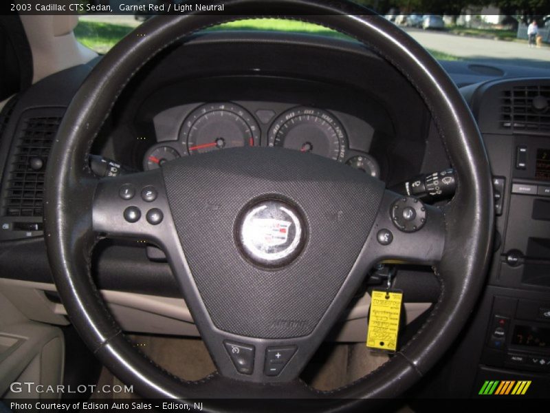Garnet Red / Light Neutral 2003 Cadillac CTS Sedan