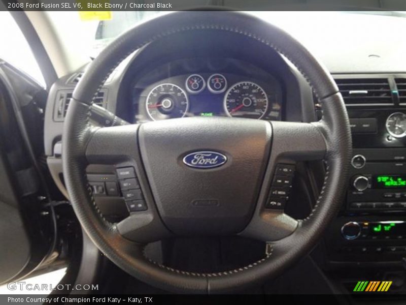 Black Ebony / Charcoal Black 2008 Ford Fusion SEL V6