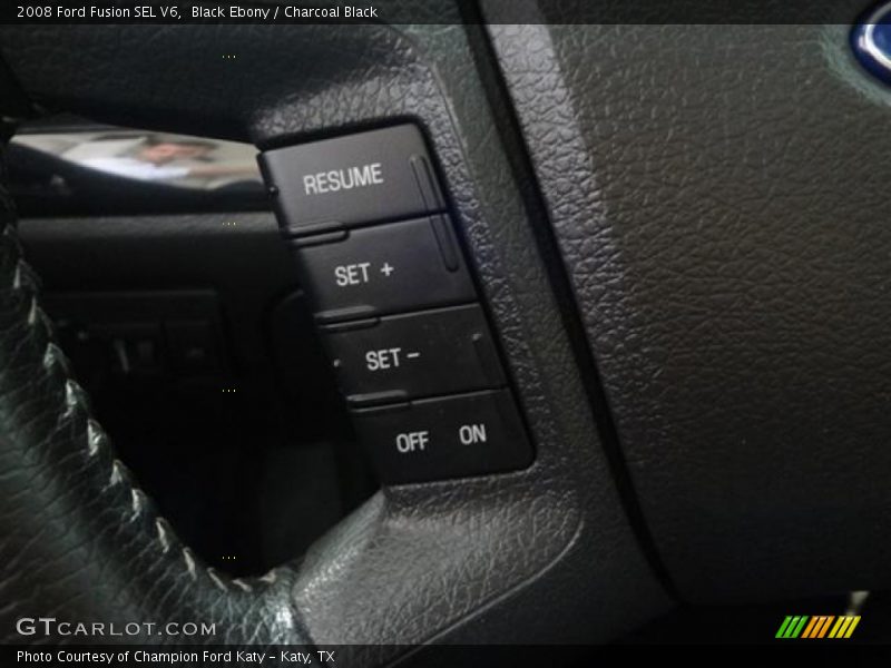 Black Ebony / Charcoal Black 2008 Ford Fusion SEL V6