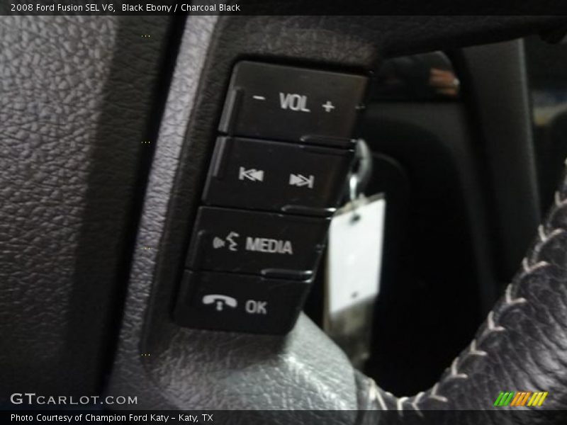 Black Ebony / Charcoal Black 2008 Ford Fusion SEL V6