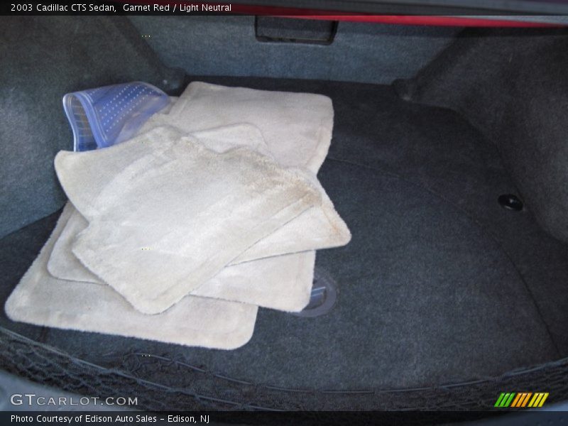 Garnet Red / Light Neutral 2003 Cadillac CTS Sedan