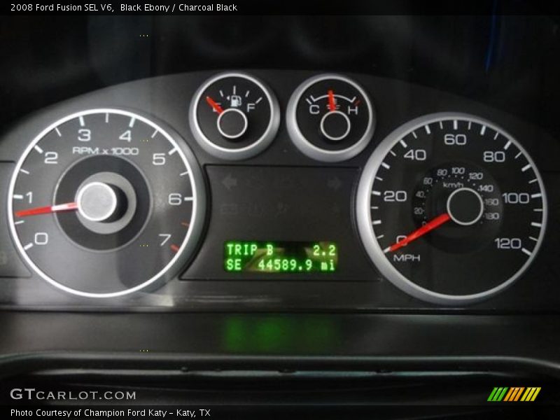 Black Ebony / Charcoal Black 2008 Ford Fusion SEL V6