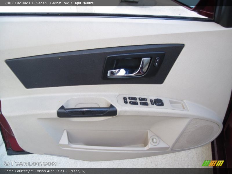 Garnet Red / Light Neutral 2003 Cadillac CTS Sedan