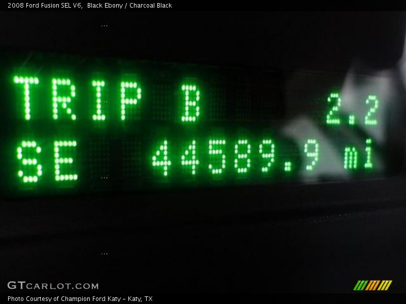 Black Ebony / Charcoal Black 2008 Ford Fusion SEL V6