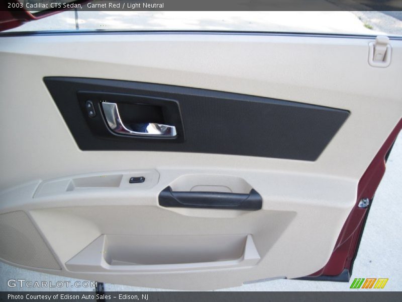 Garnet Red / Light Neutral 2003 Cadillac CTS Sedan