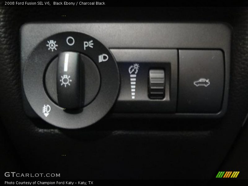 Black Ebony / Charcoal Black 2008 Ford Fusion SEL V6