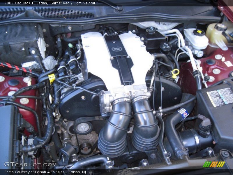 Garnet Red / Light Neutral 2003 Cadillac CTS Sedan