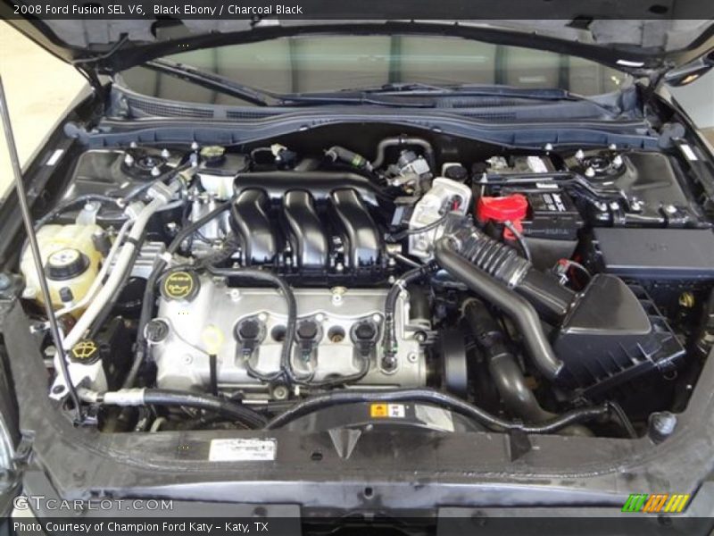 Black Ebony / Charcoal Black 2008 Ford Fusion SEL V6