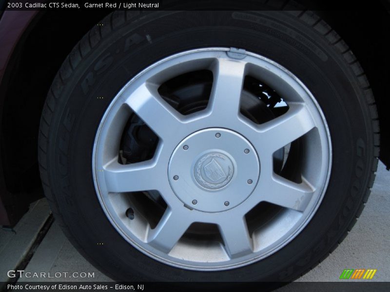 Garnet Red / Light Neutral 2003 Cadillac CTS Sedan