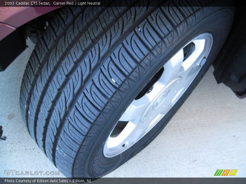 Garnet Red / Light Neutral 2003 Cadillac CTS Sedan
