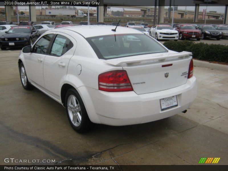 Stone White / Dark Slate Gray 2010 Dodge Avenger R/T