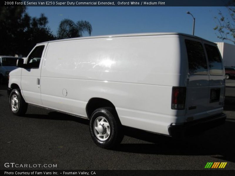 Oxford White / Medium Flint 2008 Ford E Series Van E250 Super Duty Commericial Extended