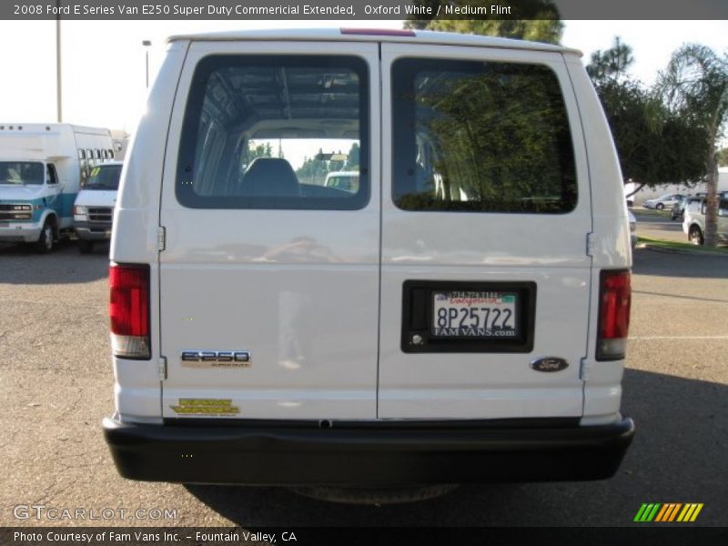 Oxford White / Medium Flint 2008 Ford E Series Van E250 Super Duty Commericial Extended