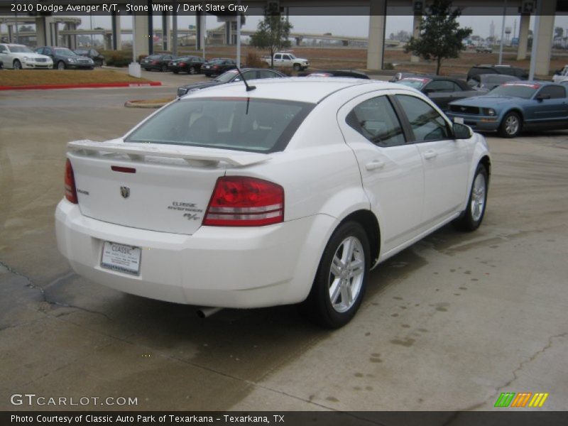 Stone White / Dark Slate Gray 2010 Dodge Avenger R/T