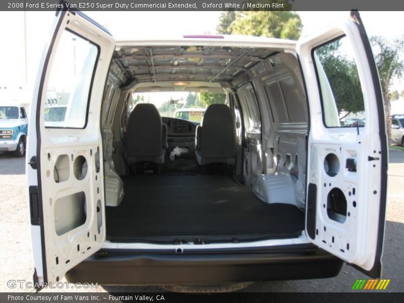Oxford White / Medium Flint 2008 Ford E Series Van E250 Super Duty Commericial Extended