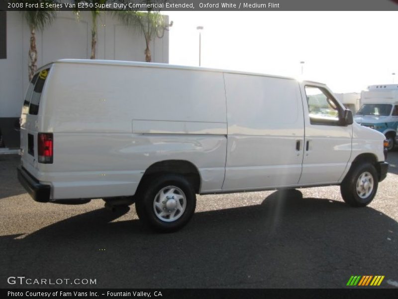Oxford White / Medium Flint 2008 Ford E Series Van E250 Super Duty Commericial Extended