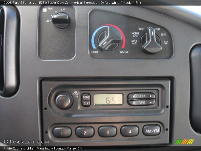 Oxford White / Medium Flint 2008 Ford E Series Van E250 Super Duty Commericial Extended