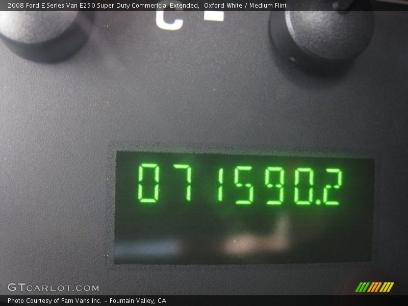 Oxford White / Medium Flint 2008 Ford E Series Van E250 Super Duty Commericial Extended