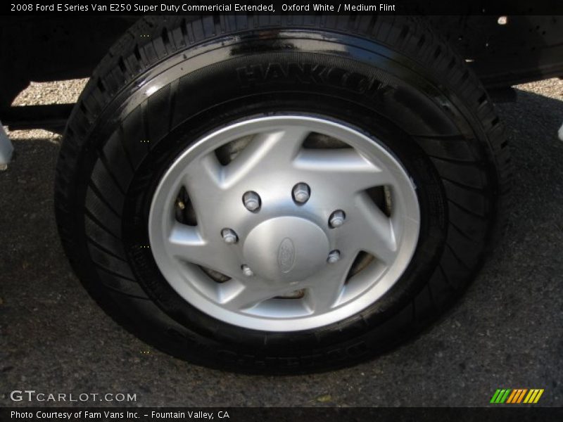 Oxford White / Medium Flint 2008 Ford E Series Van E250 Super Duty Commericial Extended