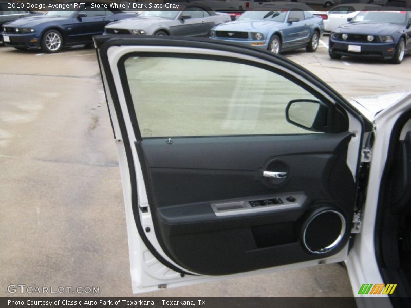 Stone White / Dark Slate Gray 2010 Dodge Avenger R/T