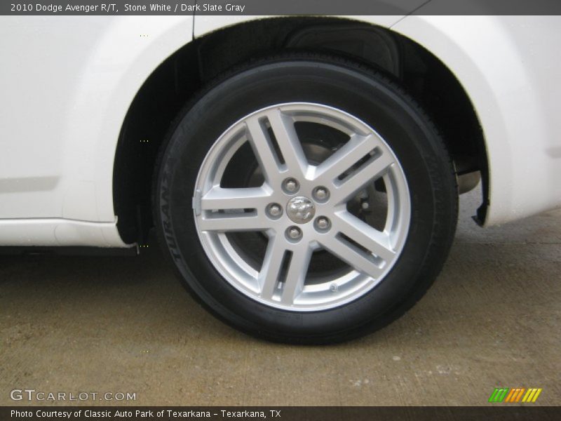 Stone White / Dark Slate Gray 2010 Dodge Avenger R/T