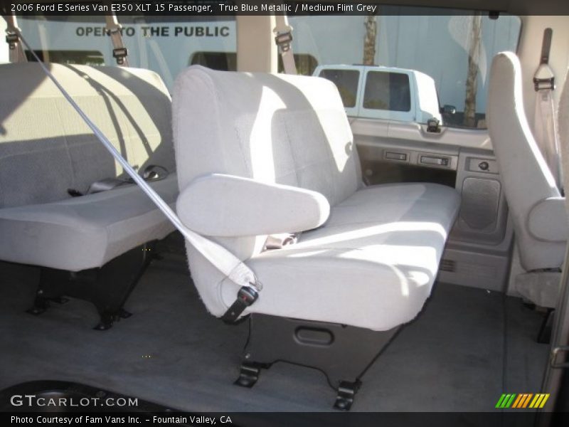 True Blue Metallic / Medium Flint Grey 2006 Ford E Series Van E350 XLT 15 Passenger