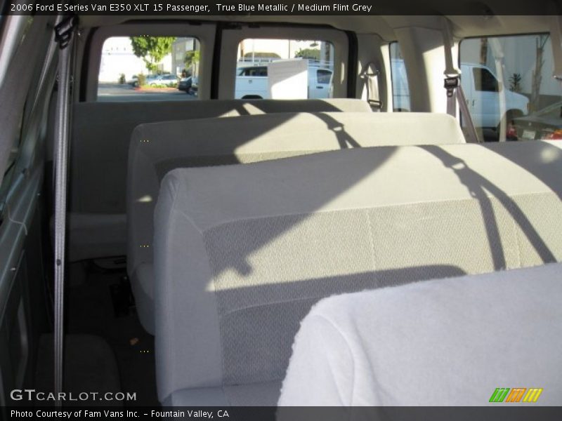 True Blue Metallic / Medium Flint Grey 2006 Ford E Series Van E350 XLT 15 Passenger