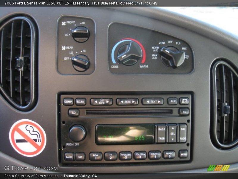 True Blue Metallic / Medium Flint Grey 2006 Ford E Series Van E350 XLT 15 Passenger