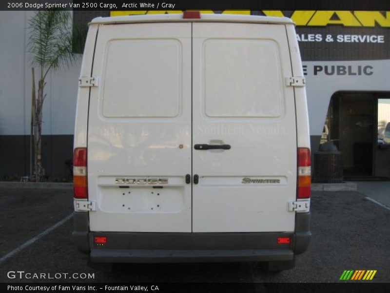 Arctic White / Gray 2006 Dodge Sprinter Van 2500 Cargo