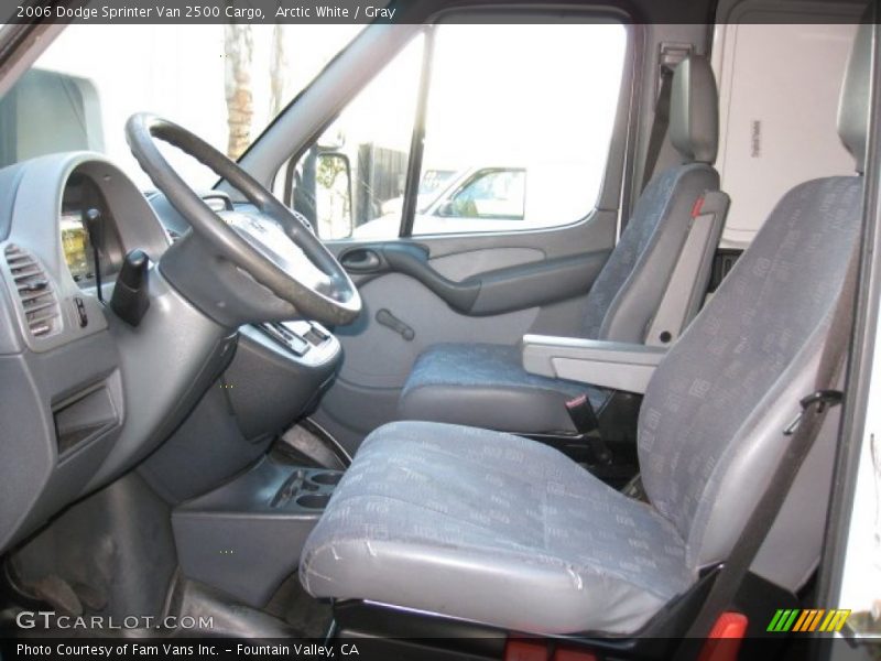  2006 Sprinter Van 2500 Cargo Gray Interior