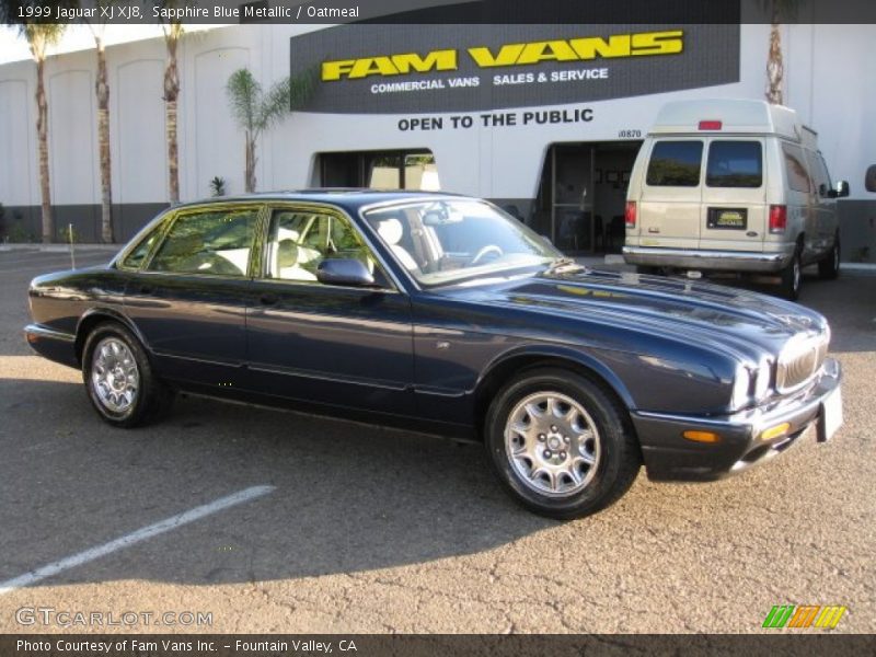Sapphire Blue Metallic / Oatmeal 1999 Jaguar XJ XJ8